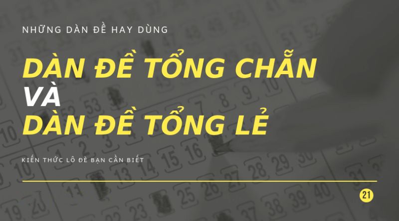 Tổng đề chẵn lẻ